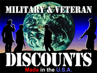military and veteran discounts